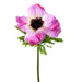 Anemone Lilla Artificiale Stelo Rinforzato 35Cm