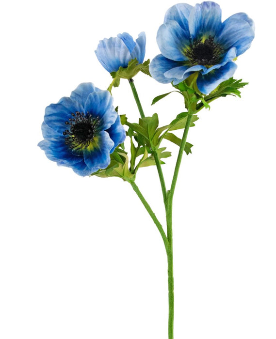 Anemone Blu Doppio Artificiale