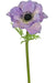 Anemone Di Lusso Artificiale Viola