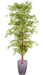 Albero Artificiale Aralia 180Cm Pianta Da Interno Verde Rosso
