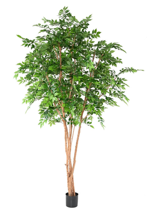 Incantevole Albero Artificiale H.340 Cm Per Interni