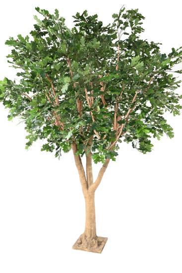 Decorazione D'interni Per Albero Di Quercia Artificiale 360 Cm