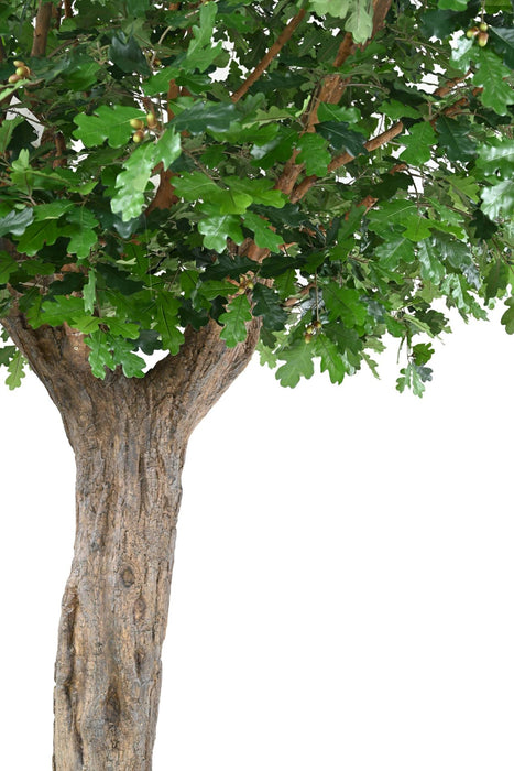 Quercia Artificiale 370Cm Con Piastra Decorativa