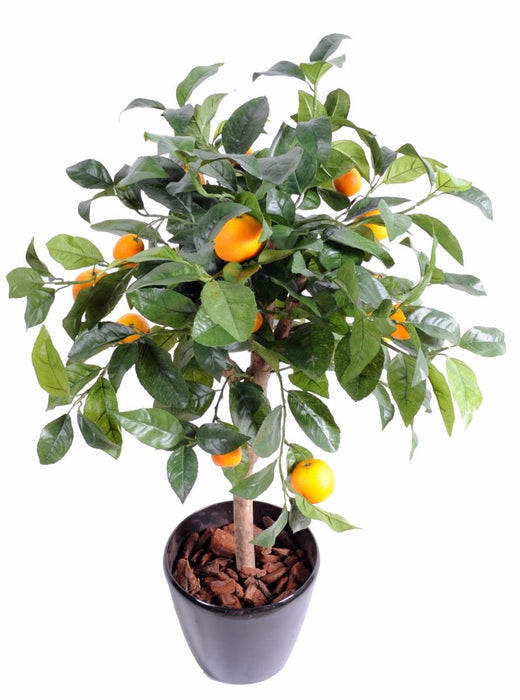 Vaso Da Interno Per Albero Di Arancio Artificiale 85 Cm