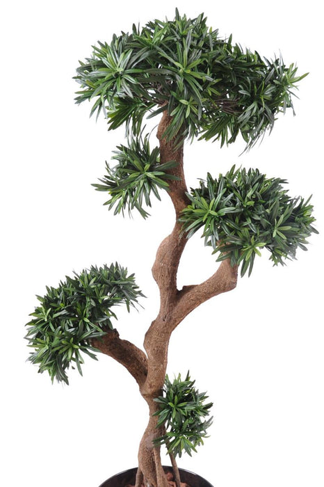 Albero Podocarpus Artificiale 140 Cm Decorazione Interni
