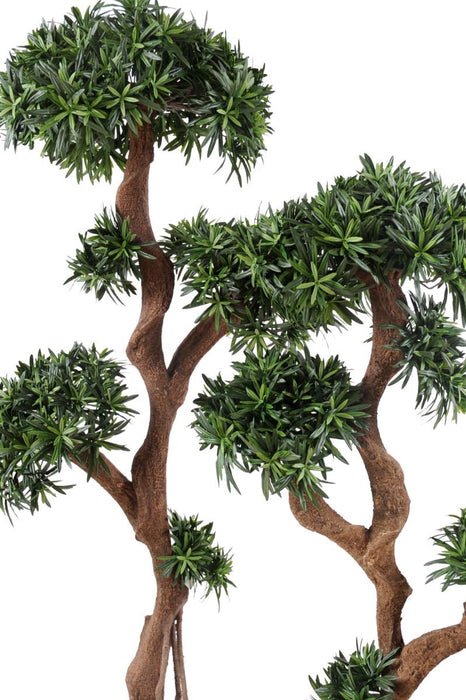 Albero Podocarpus Artificiale 140 Cm Decorazione Interni