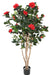 Albero Di Camelia Artificiale Rosso 160 Cm 12 Fiori