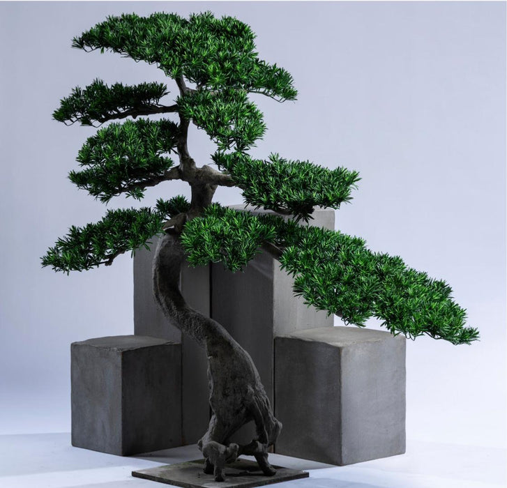 Albero Artificiale Del Podocarpo Giapponese Per Interni Ed Esterni