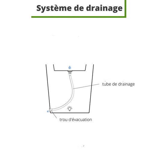 Fioriera Cubica Yo Illuminata A LED
