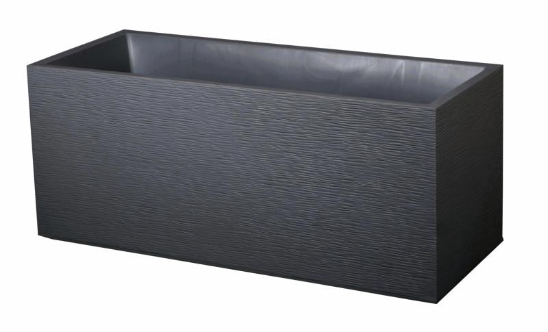 Fioriera Antracite Da 99,5 Cm Con Riserva D'acqua