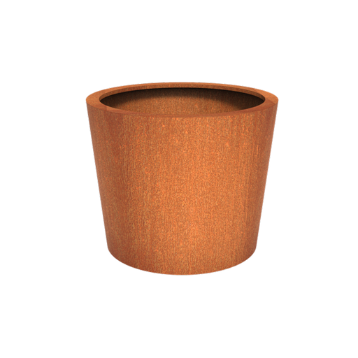 Fioriera Cado In Acciaio Corten H.80Cm Ruggine