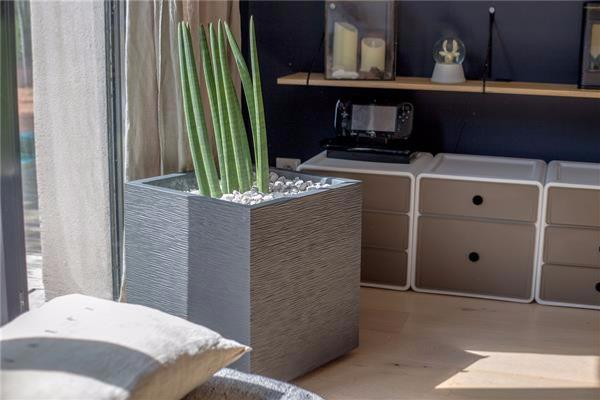 Fioriera Quadrata Per Balcone Antracite 31 L