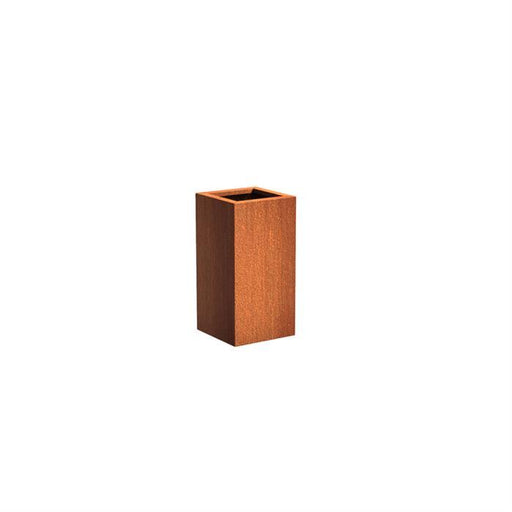 Fioriera Quadrata Alta Corten H.80X40Cm Ruggine