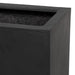 Fioriera Cubo Nero H.80X40Cm Fiberstone
