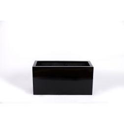 Fioriera In Resina Nera Per Interni Ed Esterni