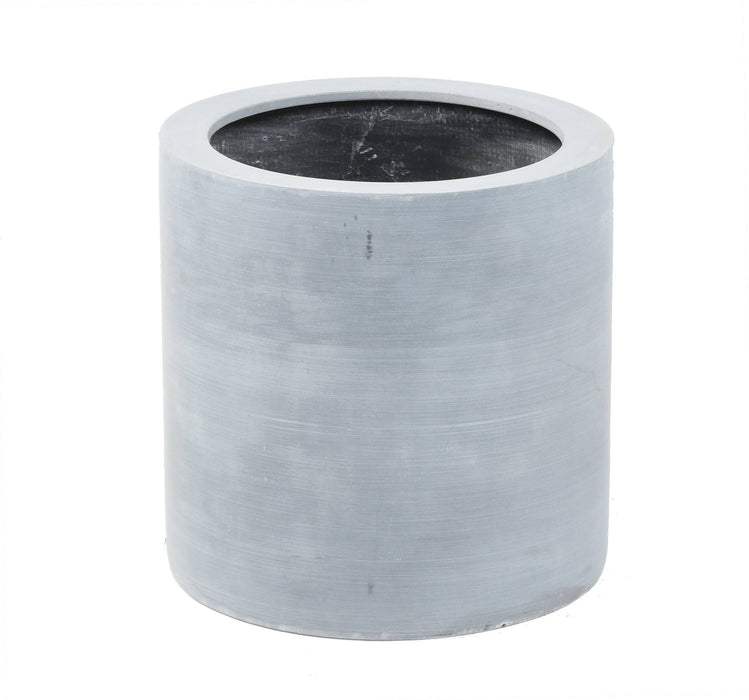 Vassoio Cilindrico Per Piante In Fiberstone Grigio 40Cm