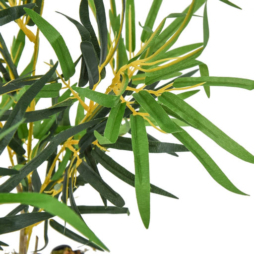 Bambù Artificiale 368 Foglie 80 Cm Verde