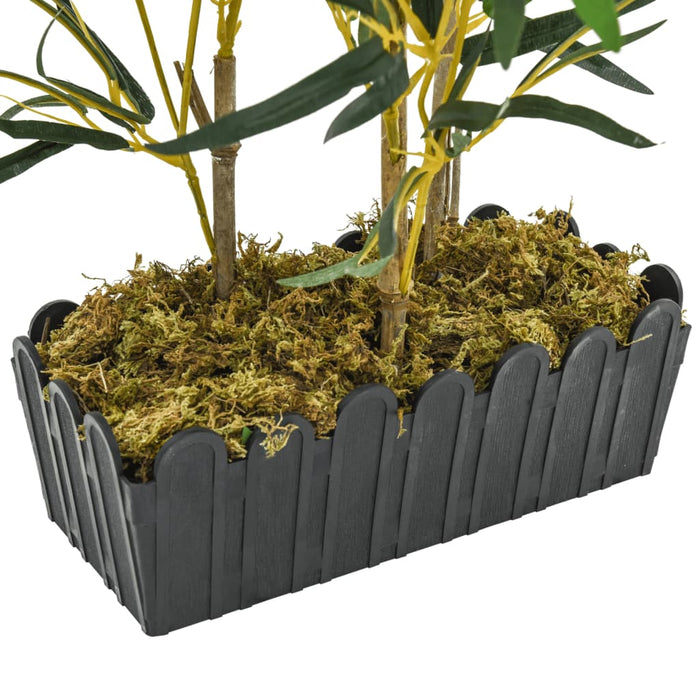 Bambù Artificiale 368 Foglie 80 Cm Verde