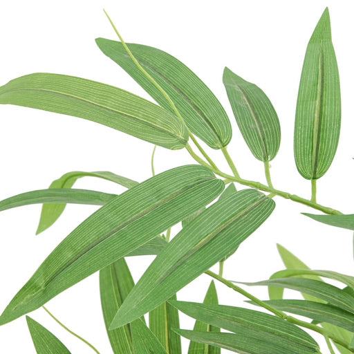 Bambù Artificiale 384 Foglie 120 Cm Verde