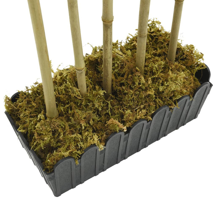 Bambù Artificiale 730 Foglie 120 Cm Verde