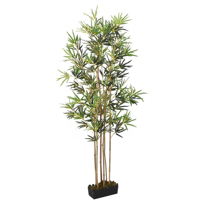 Bambù Artificiale 828 Foglie 150 Cm Verde