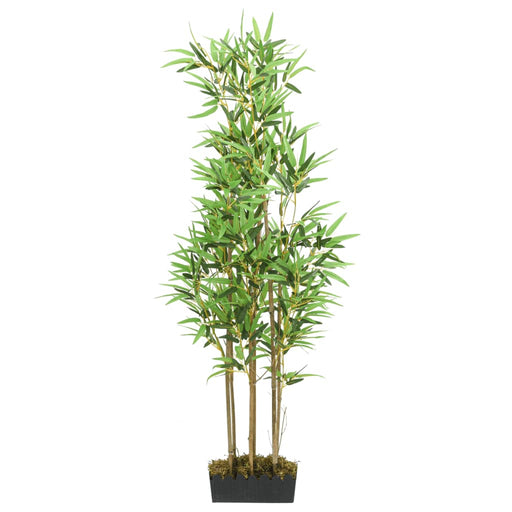 Bambù Artificiale 828 Foglie 150 Cm Verde