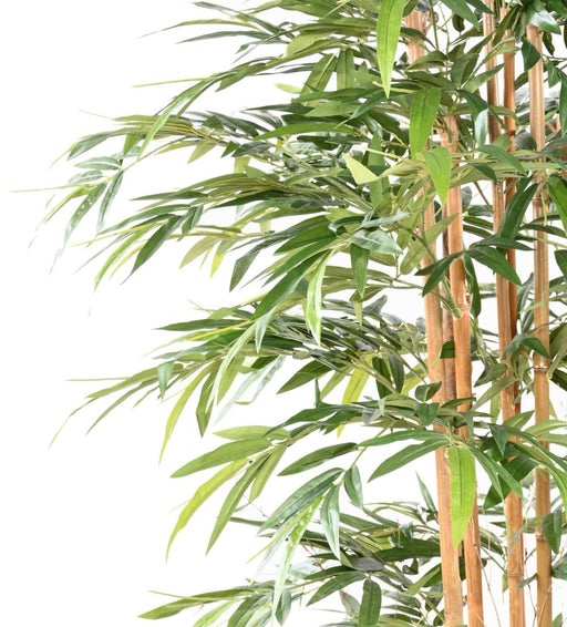 Bambù Artificiale H.200Cm Con 1500 Foglie Verdi