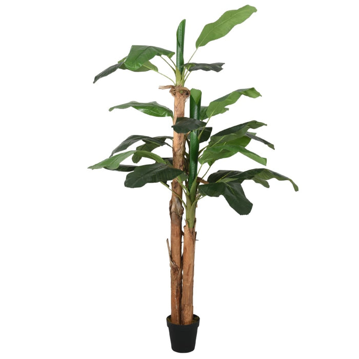 Banano Artificiale 18 Foglie 150 Cm Verde
