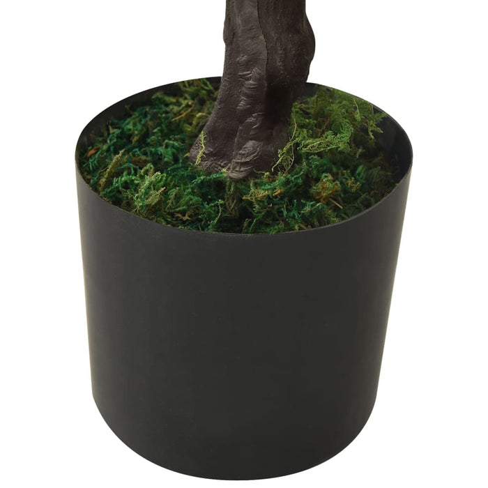 Bonsai Cipresso Artificiale Con Vaso 60 Cm Verde
