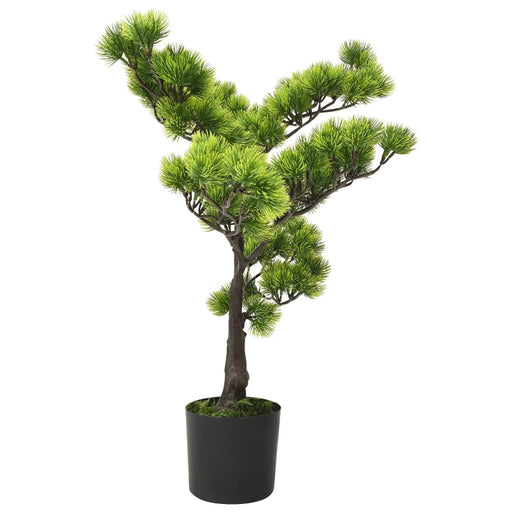 Bonsai Pino Artificiale Con Vaso 60 Cm Verde