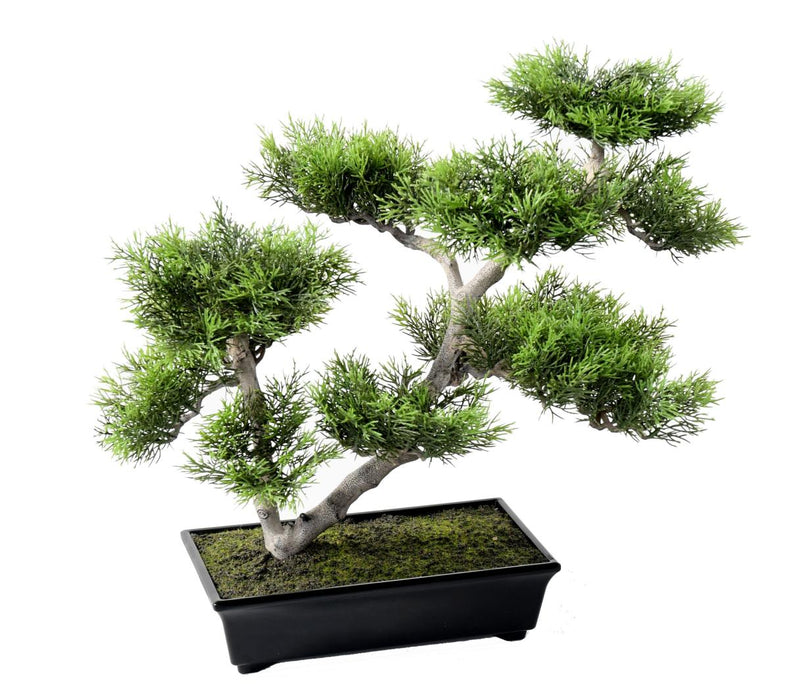 Bonsai Di Pino Artificiale Per Interni Ed Esterni 42 Cm