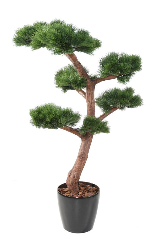 Pianta Decorativa Bonsai Di Pino Artificiale Resistente Ai Raggi UV 150 Cm