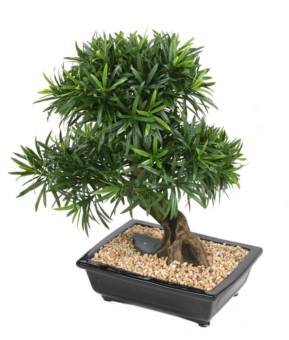 Bonsai Podocarpus Artificiale Taglio 50Cm
