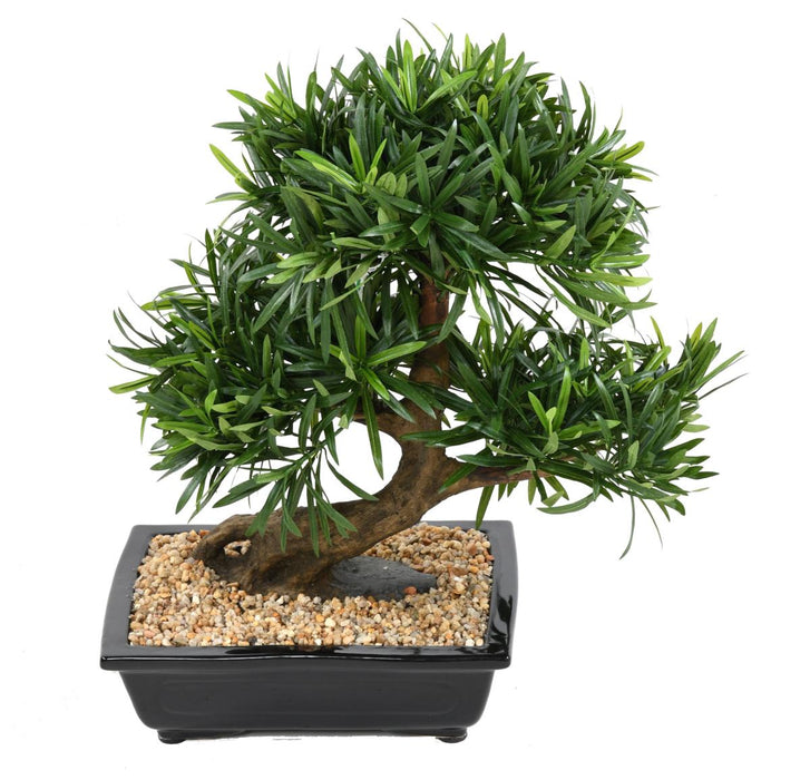 Bonsai Podocarpus Artificiale Taglio 50Cm