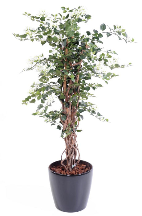 Pianta Da Interno Bianca Artificiale Di Bouganville Alta 150 Cm