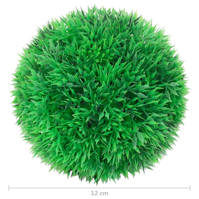 Palline Di Bosso Artificiale 4 Pz 12 Cm