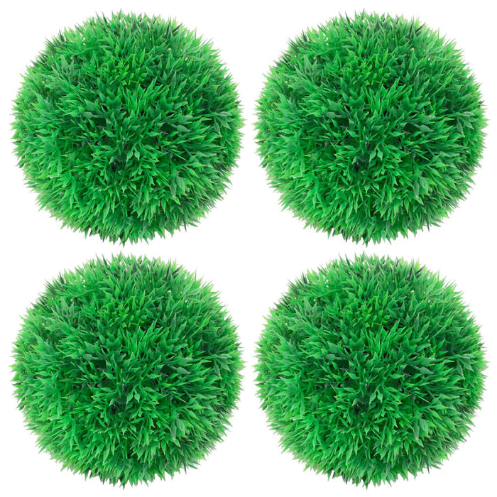 Palline Di Bosso Artificiale 4 Pz 12 Cm