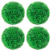 Palline Di Bosso Artificiale 4 Pz 12 Cm