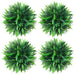 Palline Di Bosso Artificiale 4 Pz 15 Cm