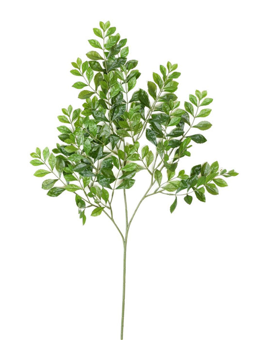 Ramo Di Acacia Artificiale 70 Cm Di Fogliame Verde