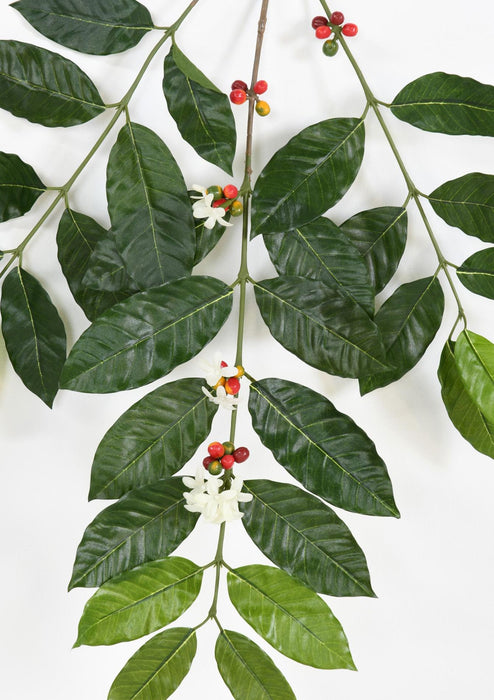 Ramo Di Caffè Artificiale 80Cm Decorazione Interna