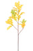 Ramo Artificiale Di Quercia Americana 110 Cm Giallo