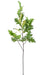 Ramo Artificiale Di Quercia Americana 110 Cm Verde