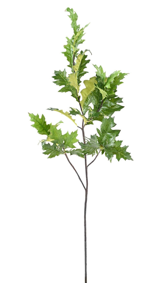 Ramo Artificiale Di Quercia Americana 110 Cm Verde