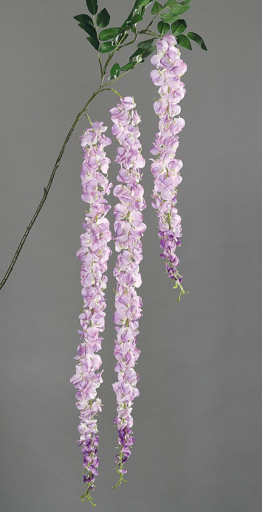 Ramo Di Maggiociondolo Artificiale Lilla 155 Cm Per Decorazione