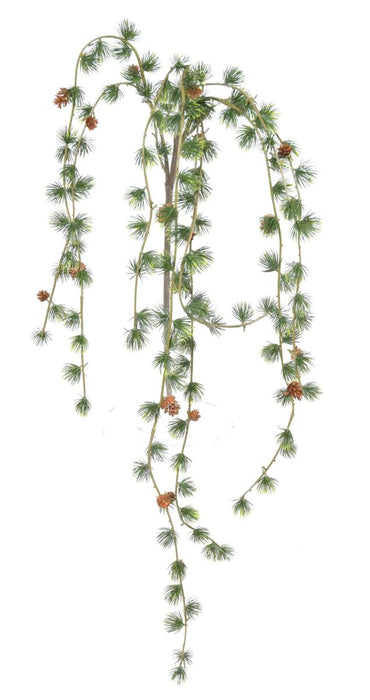 Ramo Di Pino Artificiale Con Pigne 147Cm