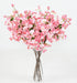 Ramo Di Ciliegio Artificiale 105 Cm Fiori Rosa