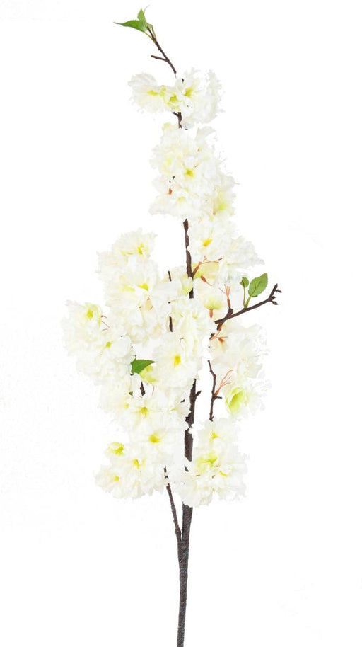 Ramo Di Ciliegio Artificiale 125Cm Fiori Bianchi
