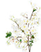 Ramo Di Ciliegio Artificiale Fiori Bianchi 105 Cm
