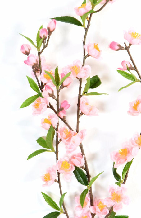 Ramo Di Ciliegio Artificiale Rosa 70 Cm 42 Fiori